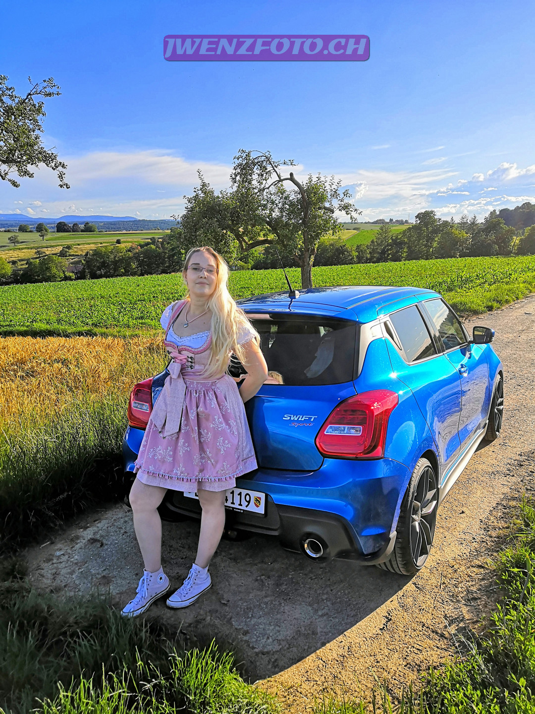 Swift mit Dirndl